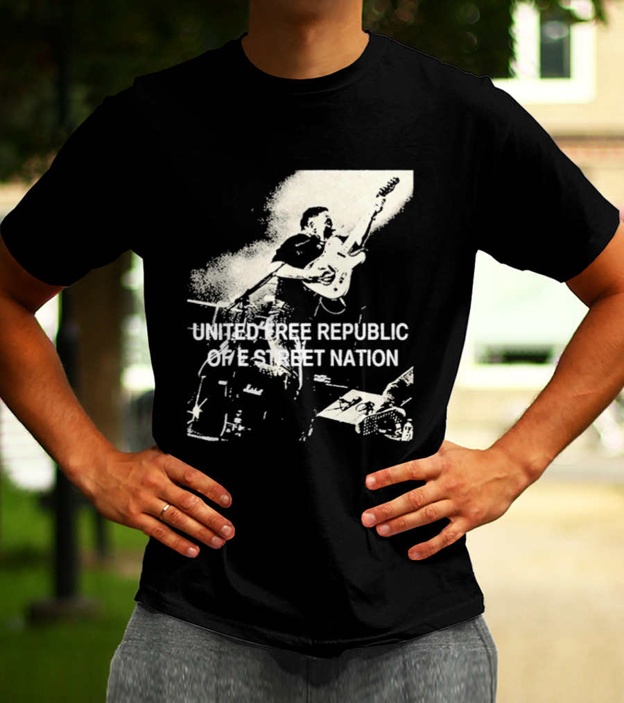 Bruce Springsteen 2026 Land Of Hope And Dreams American Tour United Free Republic One Street Nation T-Shirt