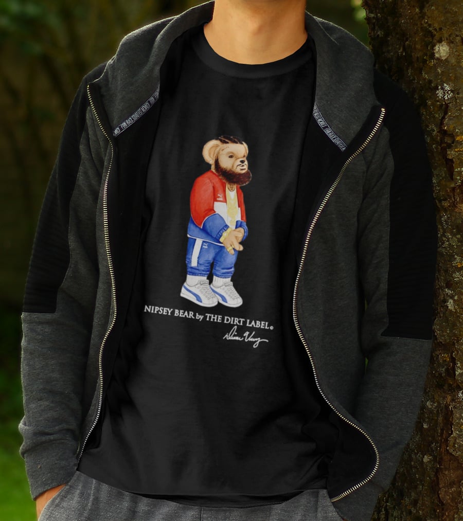 Nipsey Bear Puma Tracksuit By The Dirt Label T-Shirt