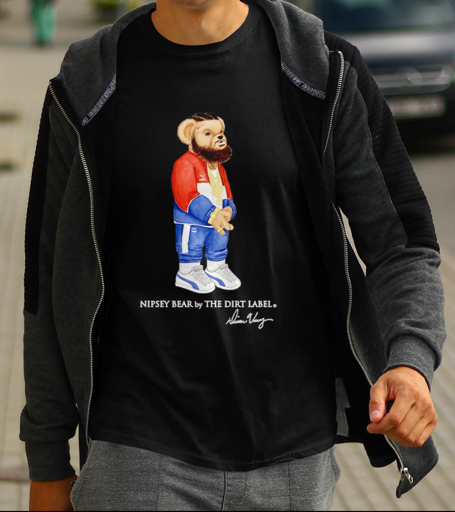 Nipsey Bear Puma Tracksuit By The Dirt Label T-Shirt