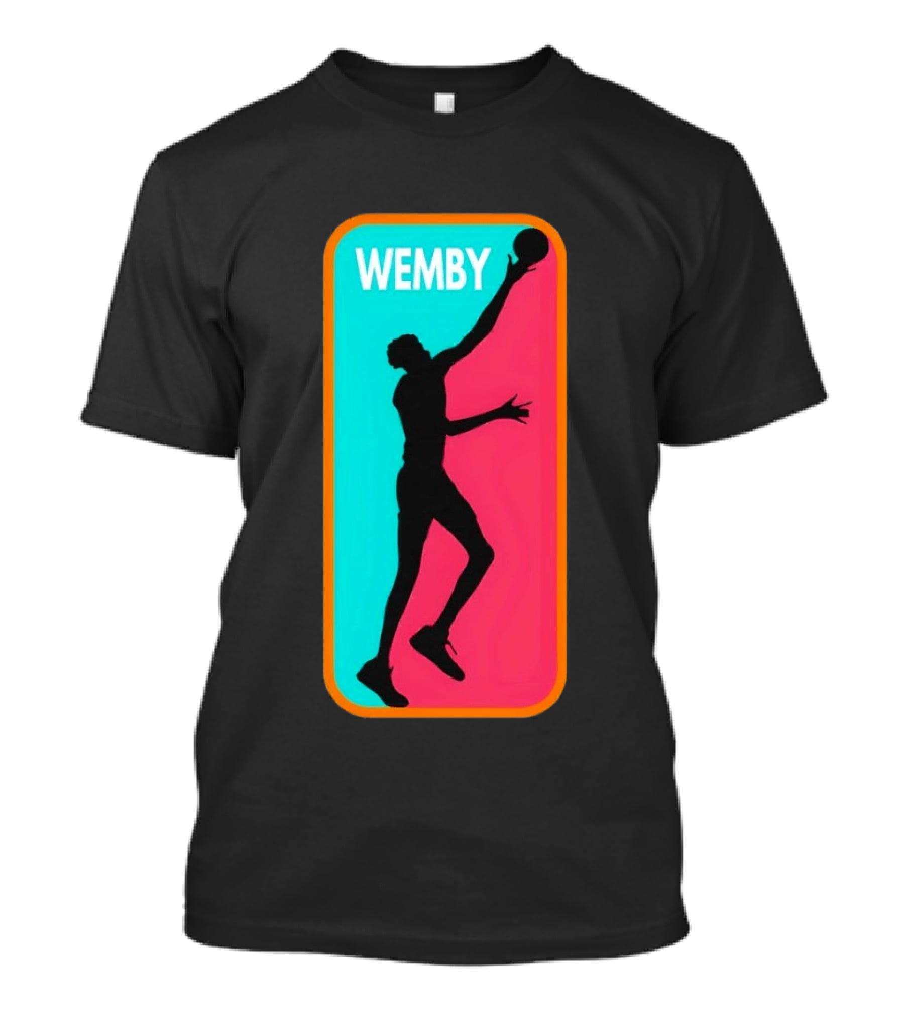 Victor Wembanyama Wemby Silhouette San Antonio Spurs NBA Basketball T-Shirt