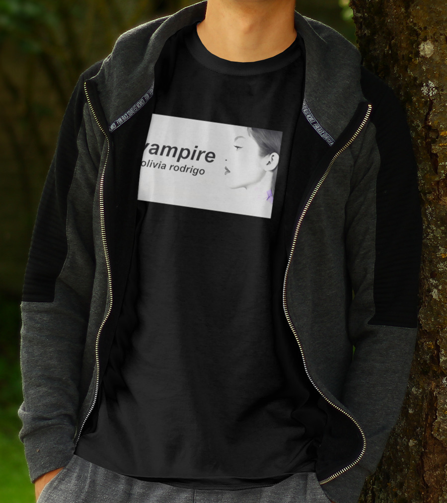 Vampire Olivia Rodrigo Pop Rock Side Profile T-Shirt