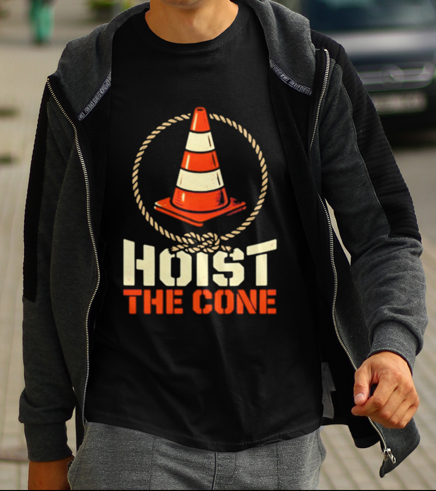Pittsburgh Pirates Hoist The Cone Rope Traffic Cone T-Shirt
