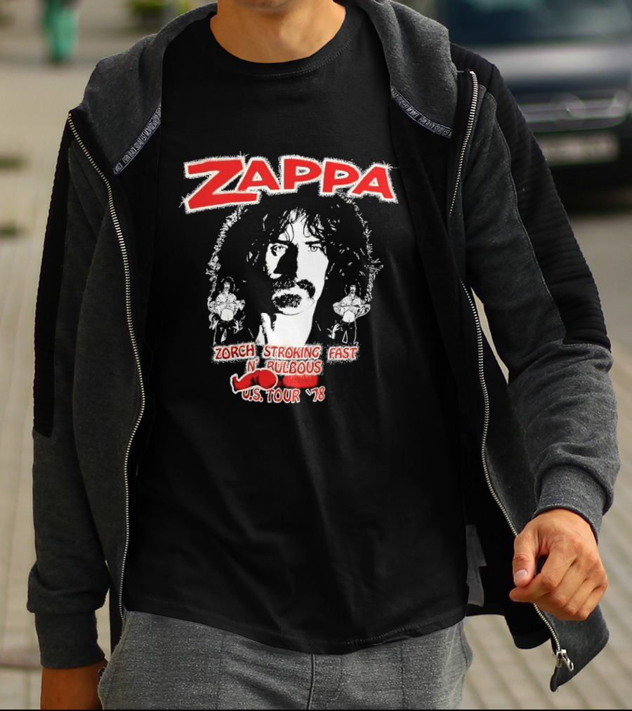 Zappa Zorch Stroking Fast N' Bulbous US Tour 78 T-Shirt