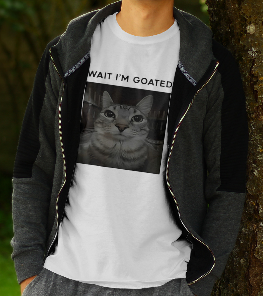 Wait I'm Goated Cat T-Shirt