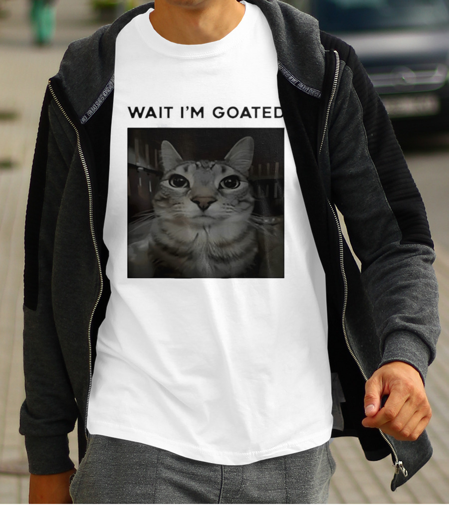 Wait I'm Goated Cat T-Shirt