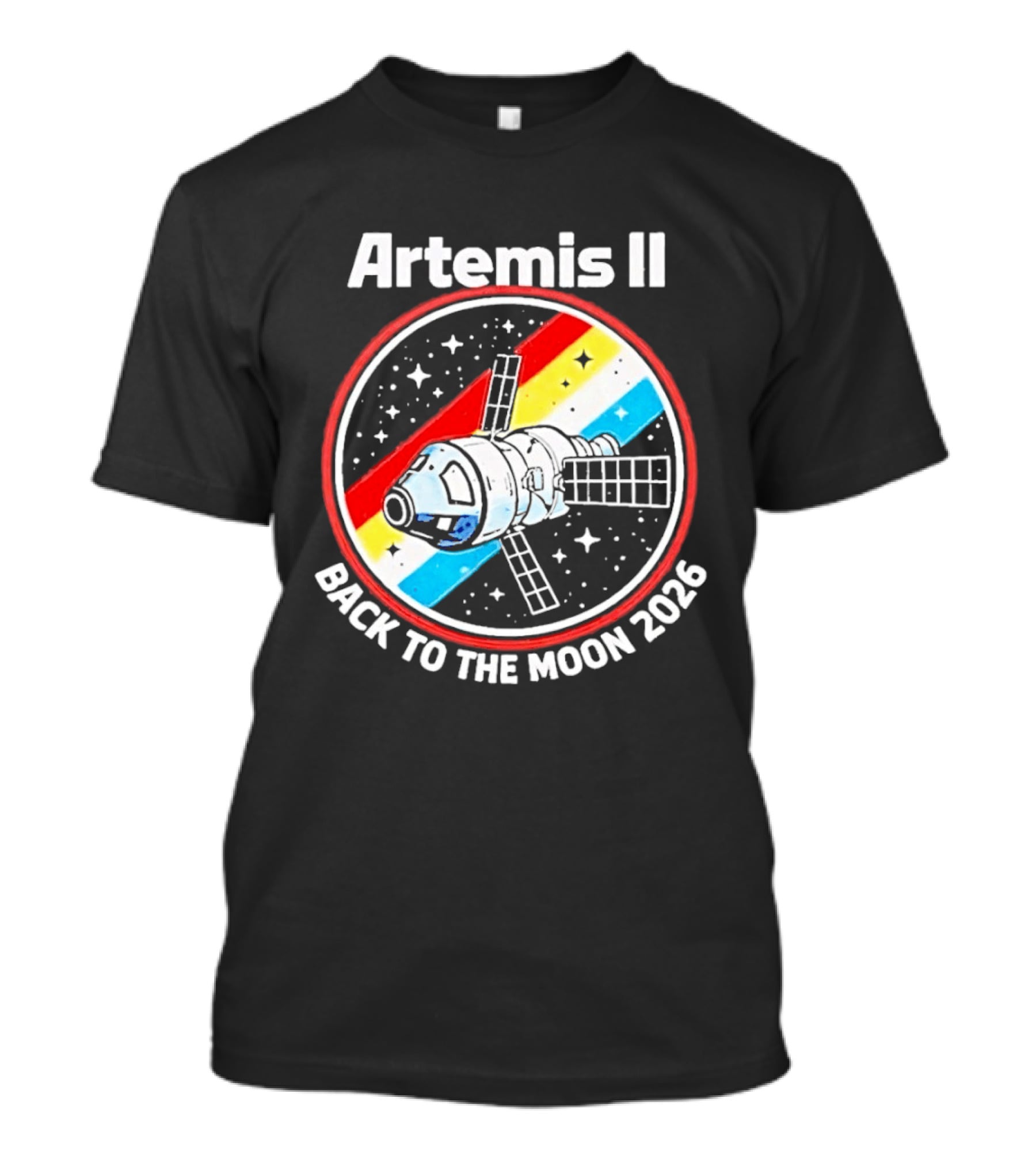 Artemis II NASA Mission Back To The Moon 2026 Spacecraft Patch T-Shirt