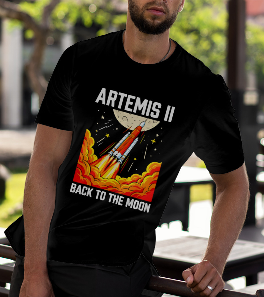 Artemis II Moon Mission Rocket Launch Back To The Moon T-Shirt