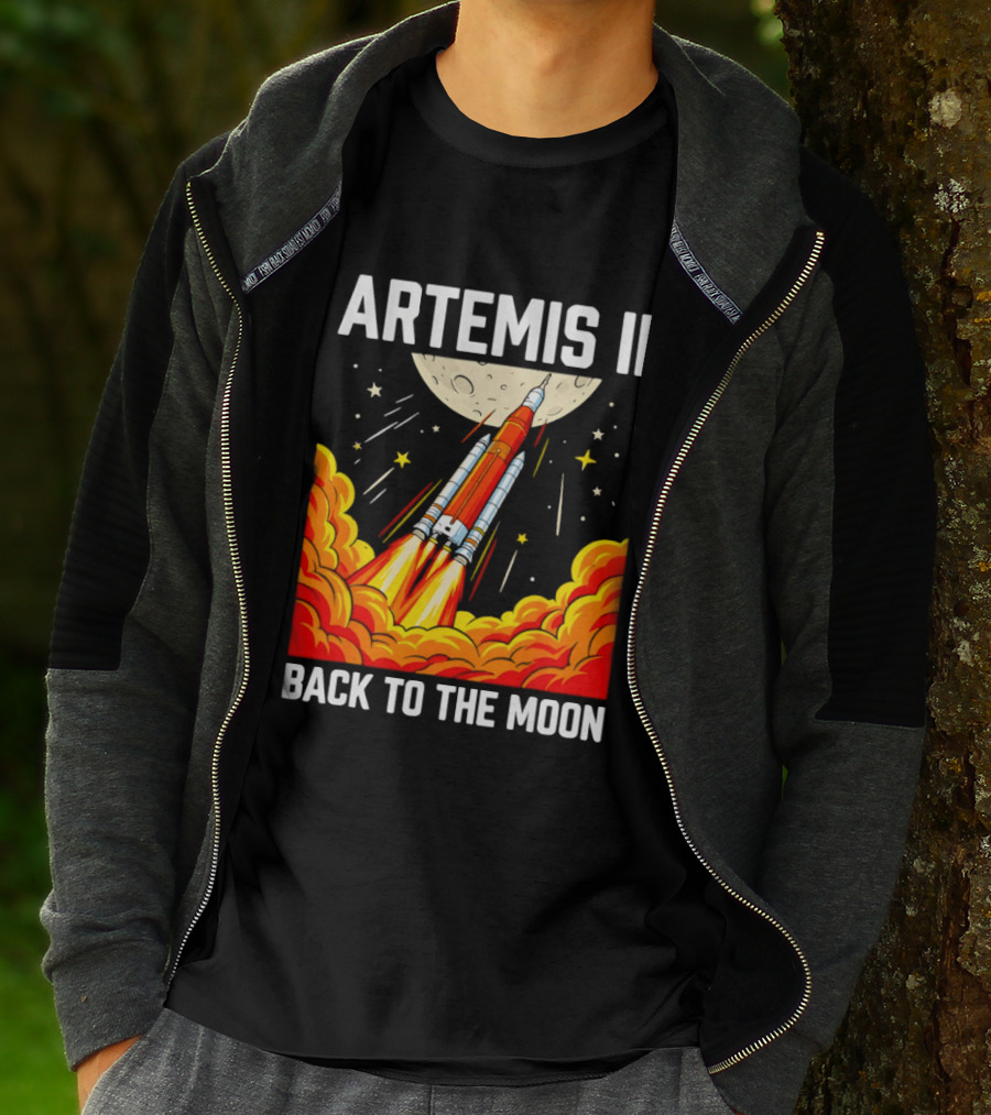 Artemis II Moon Mission Rocket Launch Back To The Moon T-Shirt