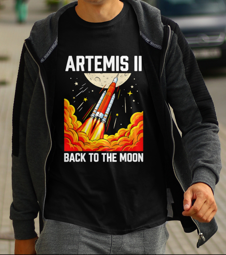 Artemis II Moon Mission Rocket Launch Back To The Moon T-Shirt