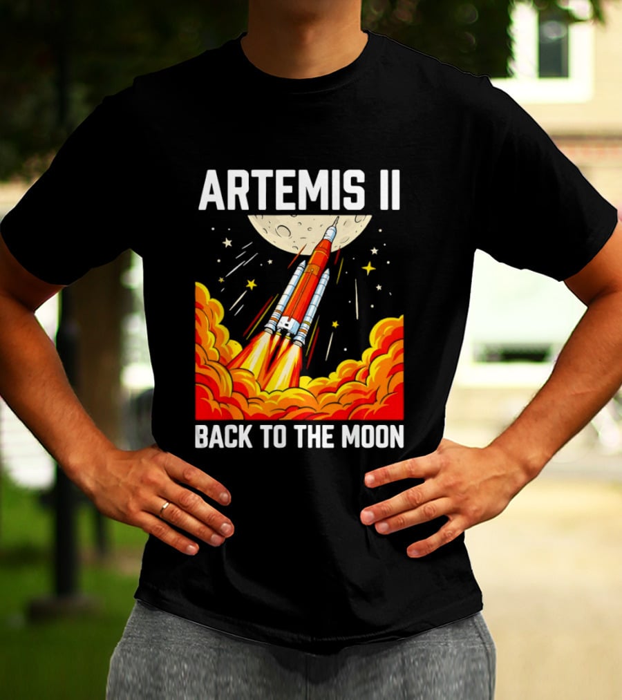 Artemis II Moon Mission Rocket Launch Back To The Moon T-Shirt