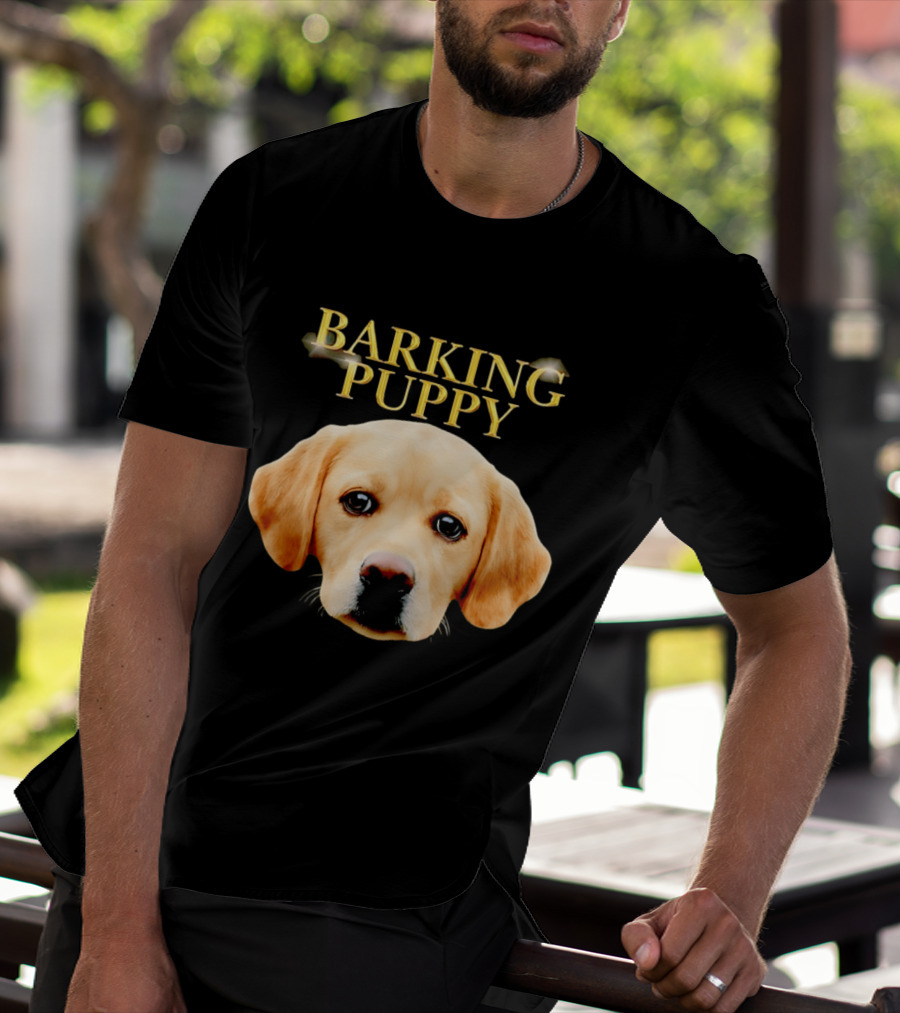 Barking Puppy Marley And Me Dog Labrador Retriever T-Shirt