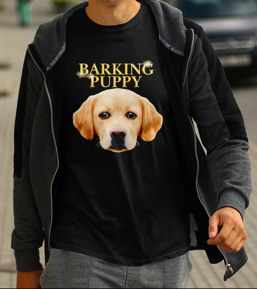 Barking Puppy Marley And Me Dog Labrador Retriever T-Shirt