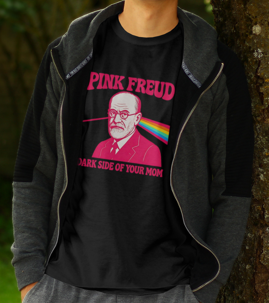 Pink Freud The Dark Side Of Your Mom Mom T-Shirt