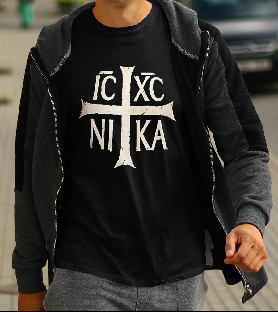 IC XC NI KA Orthodox Christian Symbol Cross T-Shirt