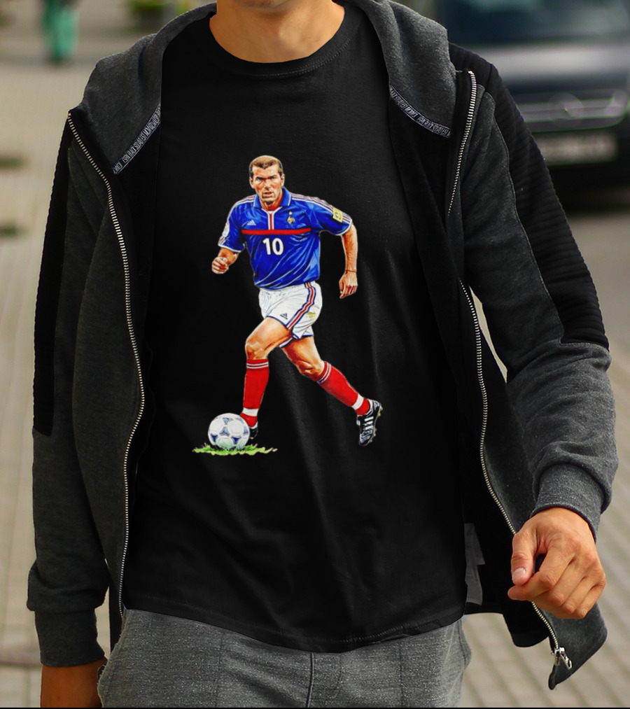 Zinédine Zidane France Football Number 10 World Cup 1998 T-Shirt