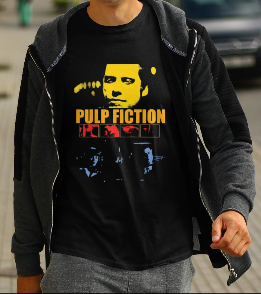 Pulp Fiction John Travolta Iconic Character Retro Movie T-Shirt