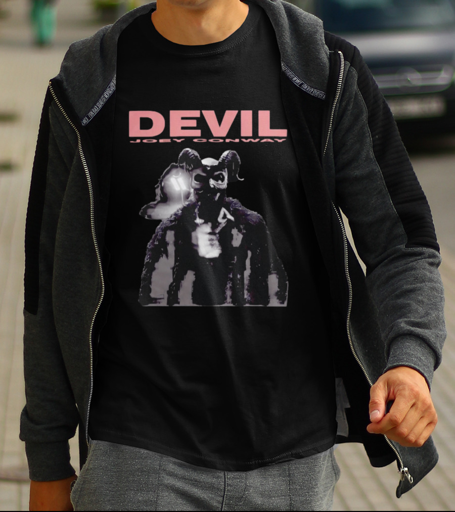 Devil Joey Conway Photographic Evidence Mysterious Horned Figure T-Shirt