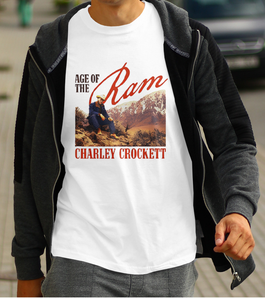 Age Of The Ram Western Style Charley Crockett Adventure T-Shirt