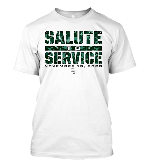 Baylor Bears Salute To Service November 18 2023 BU T-Shirt