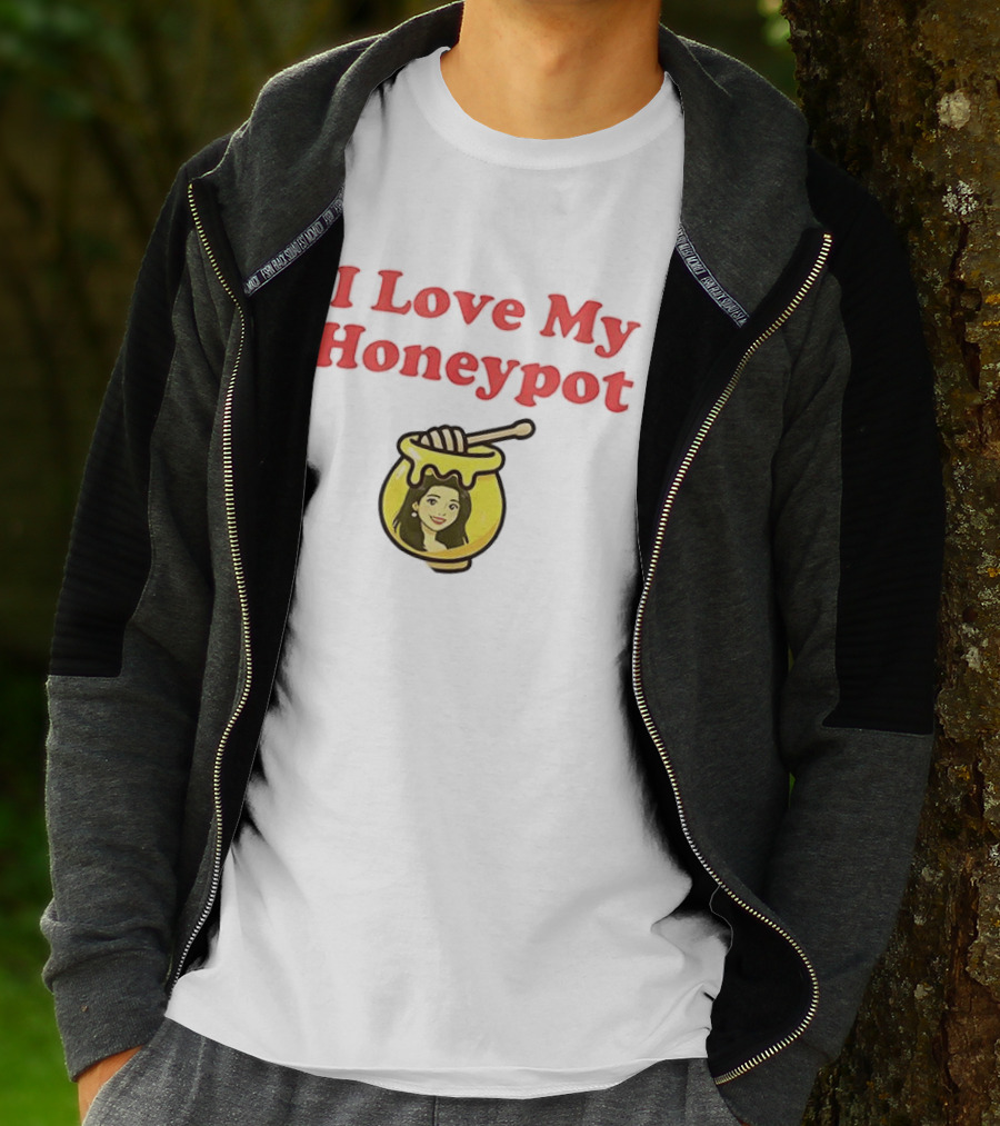I Love My Honeypot Jar With Woman Inside T-Shirt