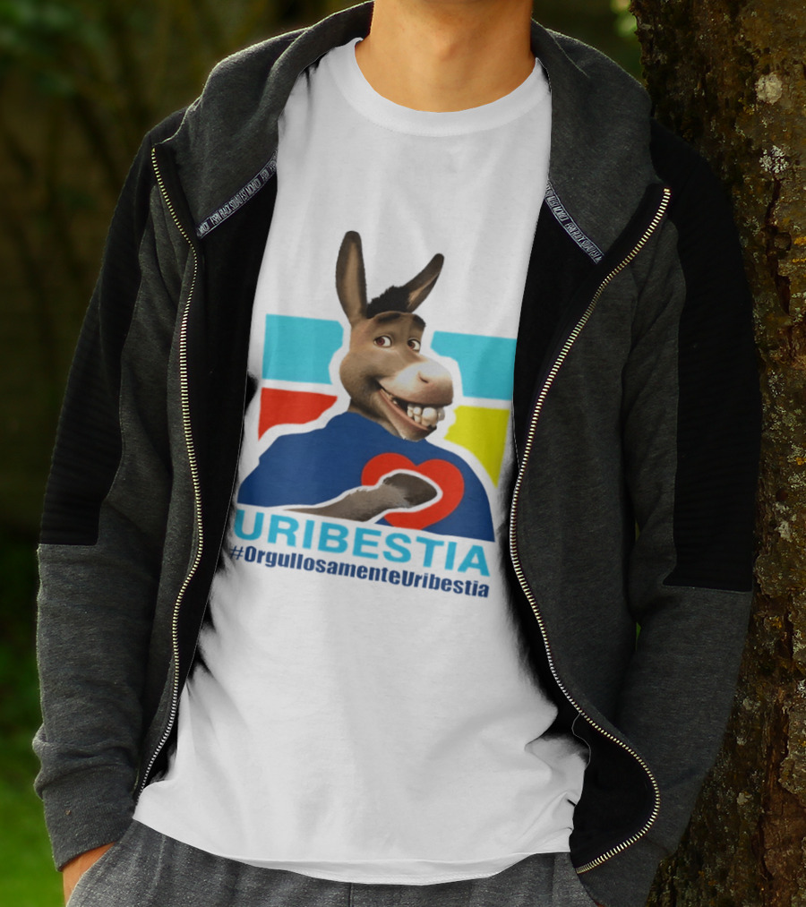 Donkey From Shrek Uribestia OrgullosamenteUribestia Hashtag T-Shirt