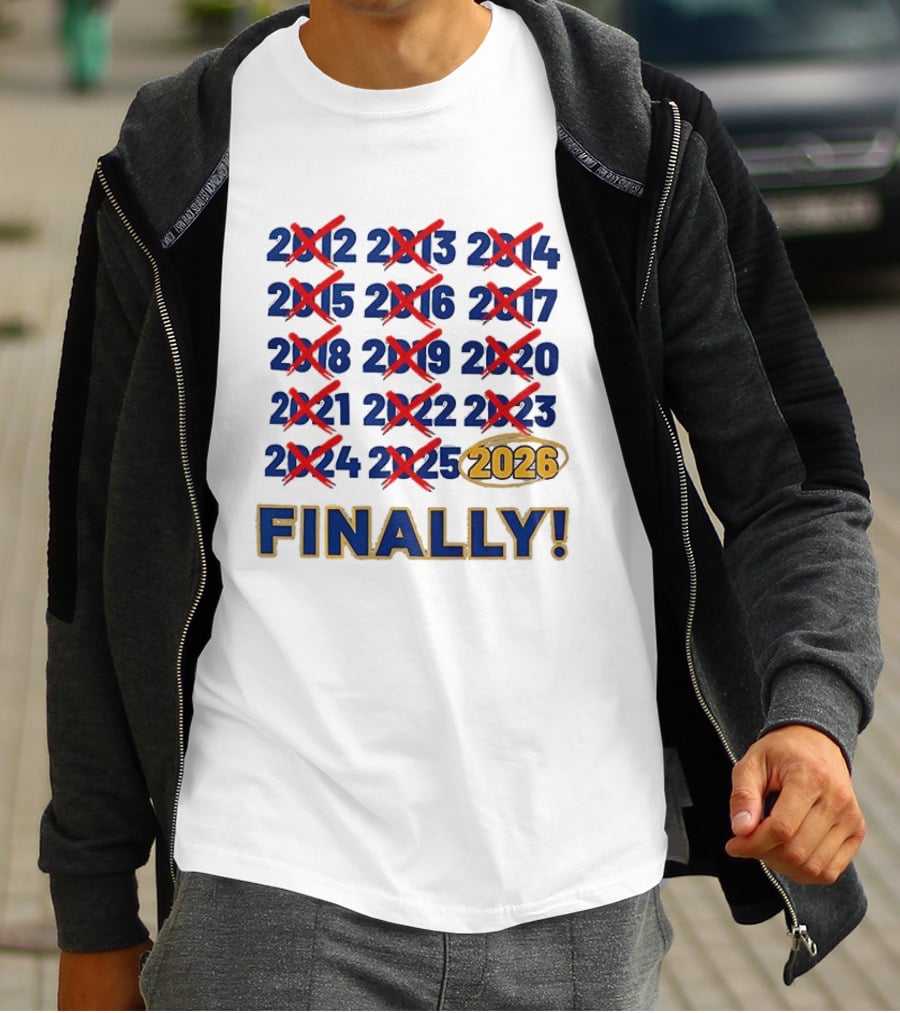 Finally 2026 Buffalo Sabres NHL T-Shirt