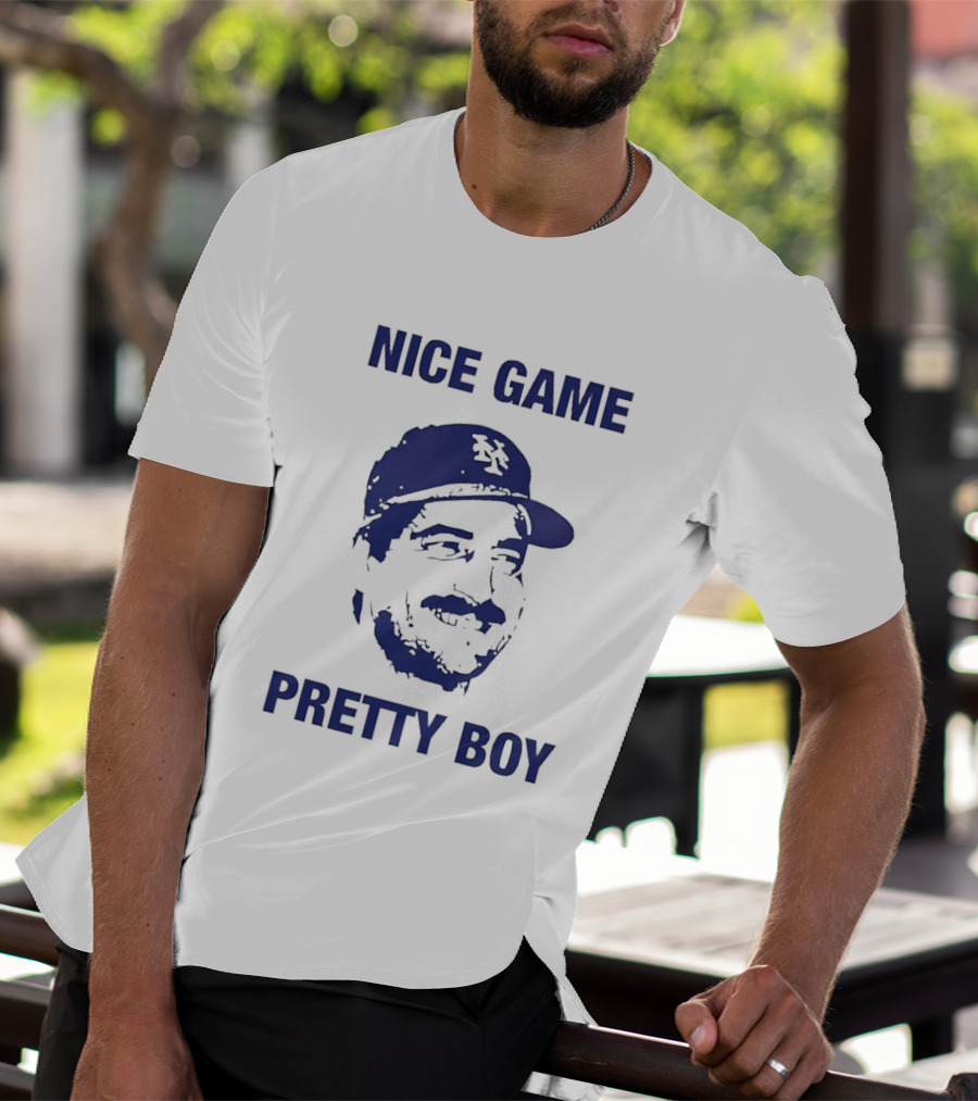 Nice Game Pretty Boy Keith Hernandez New York Mets Villain Line T-Shirt
