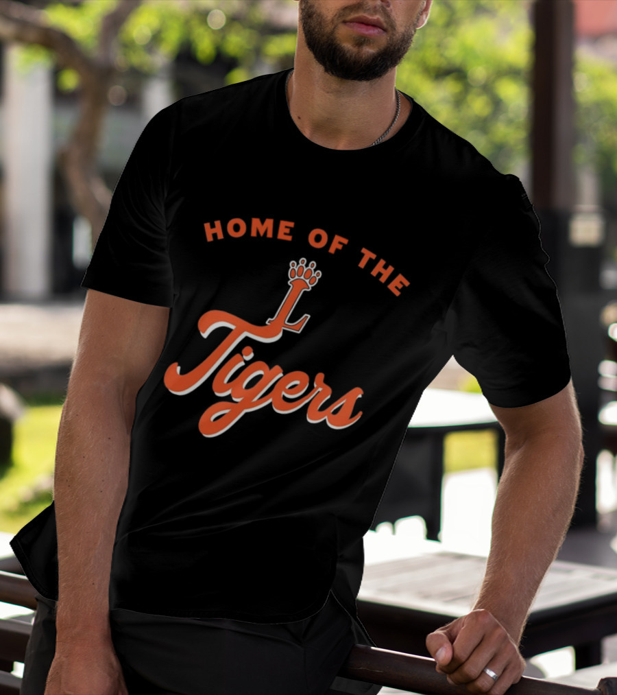 Loveland High School Home Of The Tigers Orange Crowned T-Shirt
