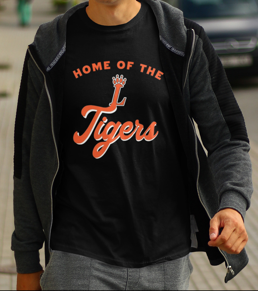 Loveland High School Home Of The Tigers Orange Crowned T-Shirt