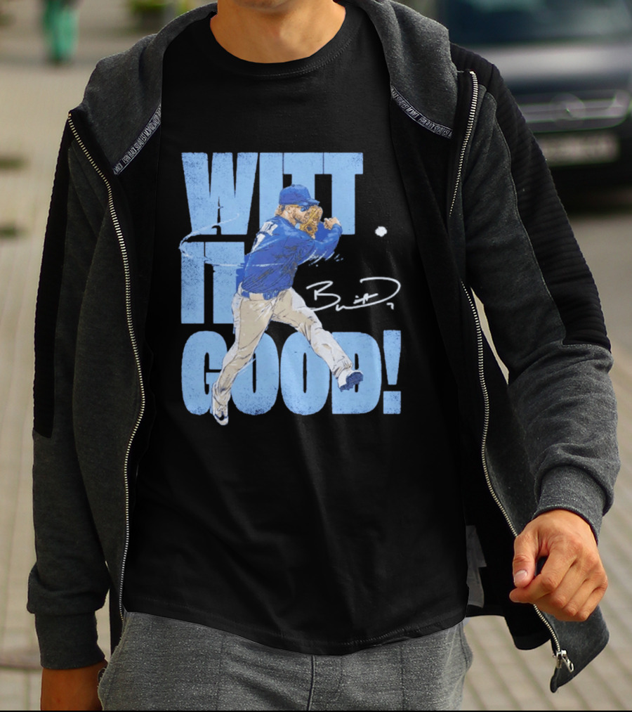 Bobby Witt Jr Kansas City Royals Witt It Good Celebrating Baseball Excellence T-Shirt