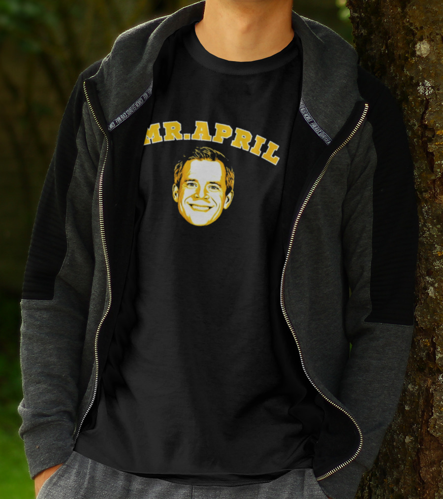 Michigan Wolverines Mr. April Big Head T-Shirt