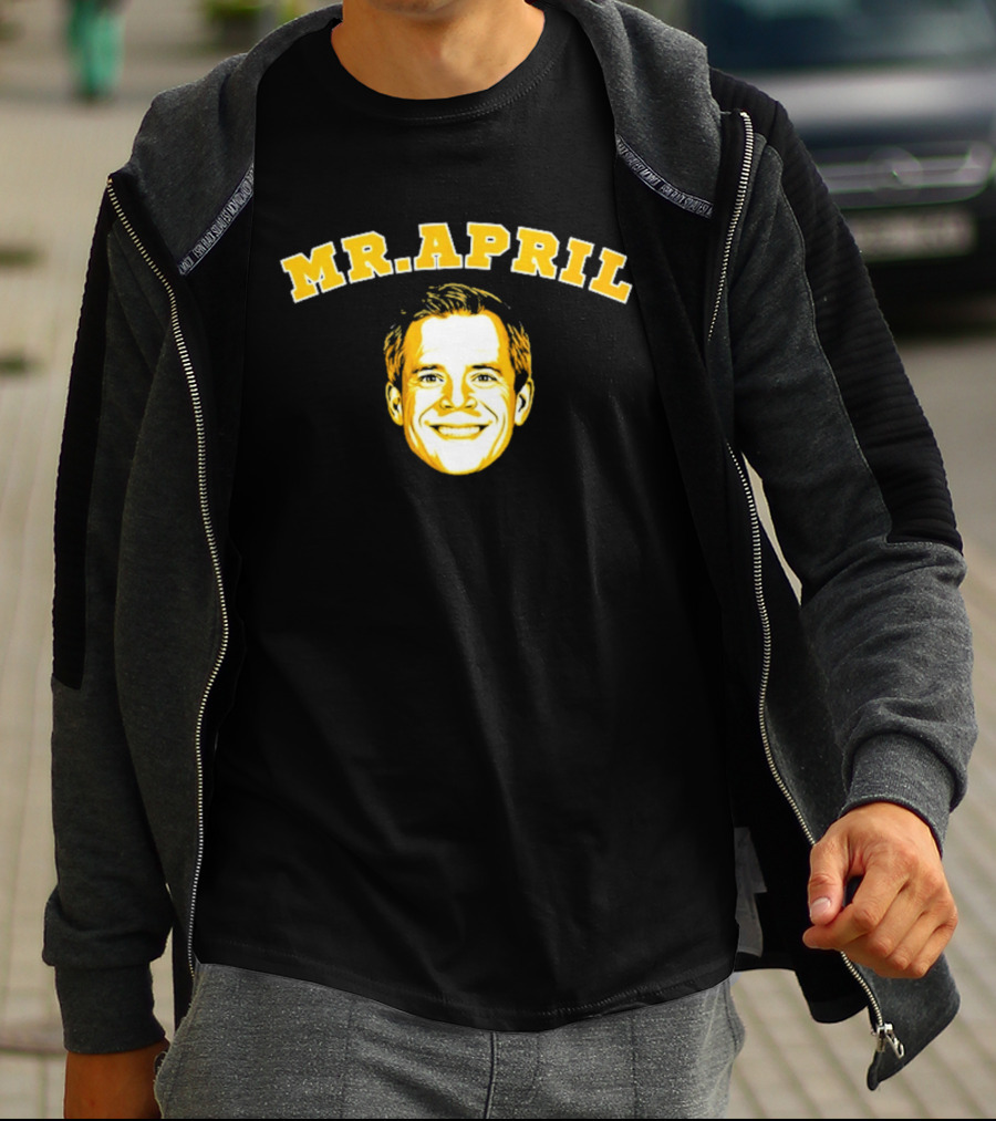 Michigan Wolverines Mr. April Big Head T-Shirt