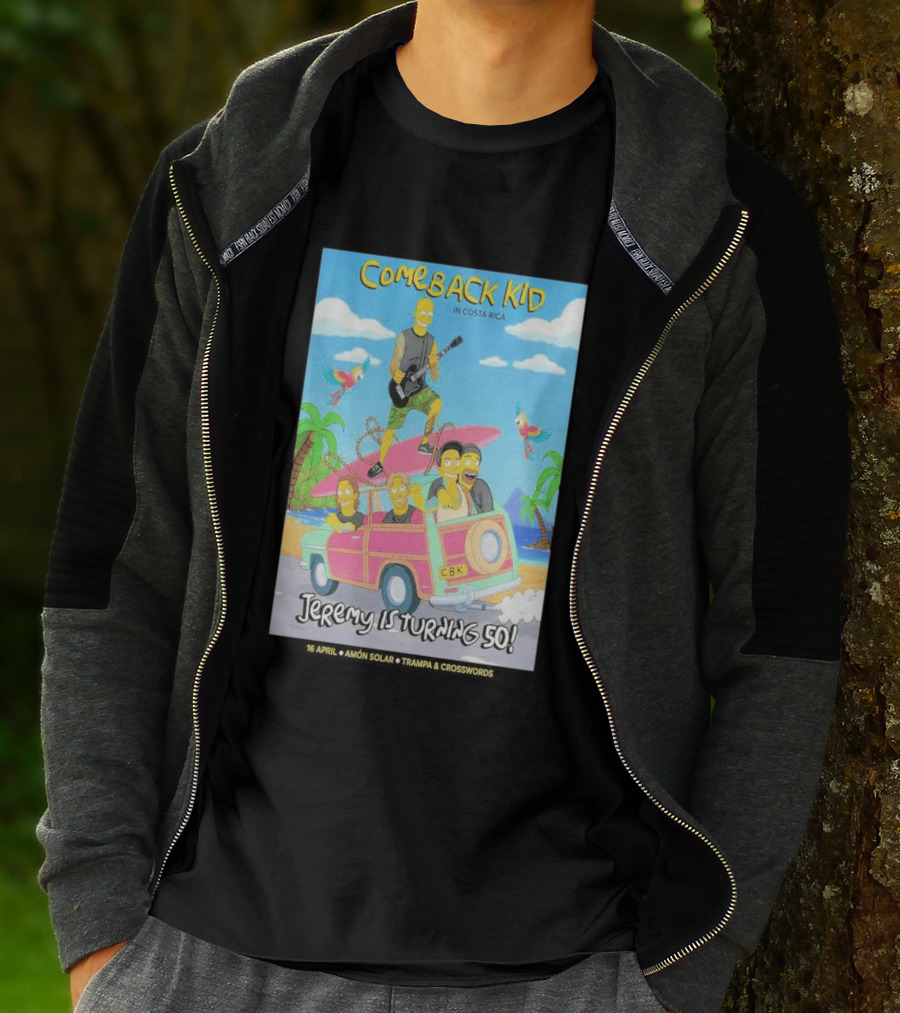 Comeback Kid In Costa Rica Jeremy Is Turning 50 Birthday Celebration T-Shirt