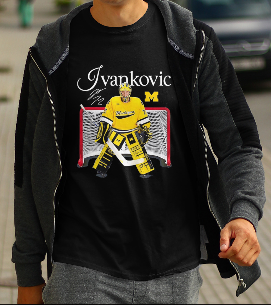 Ivankovic Michigan Wolverines Hockey 2026 T-Shirt