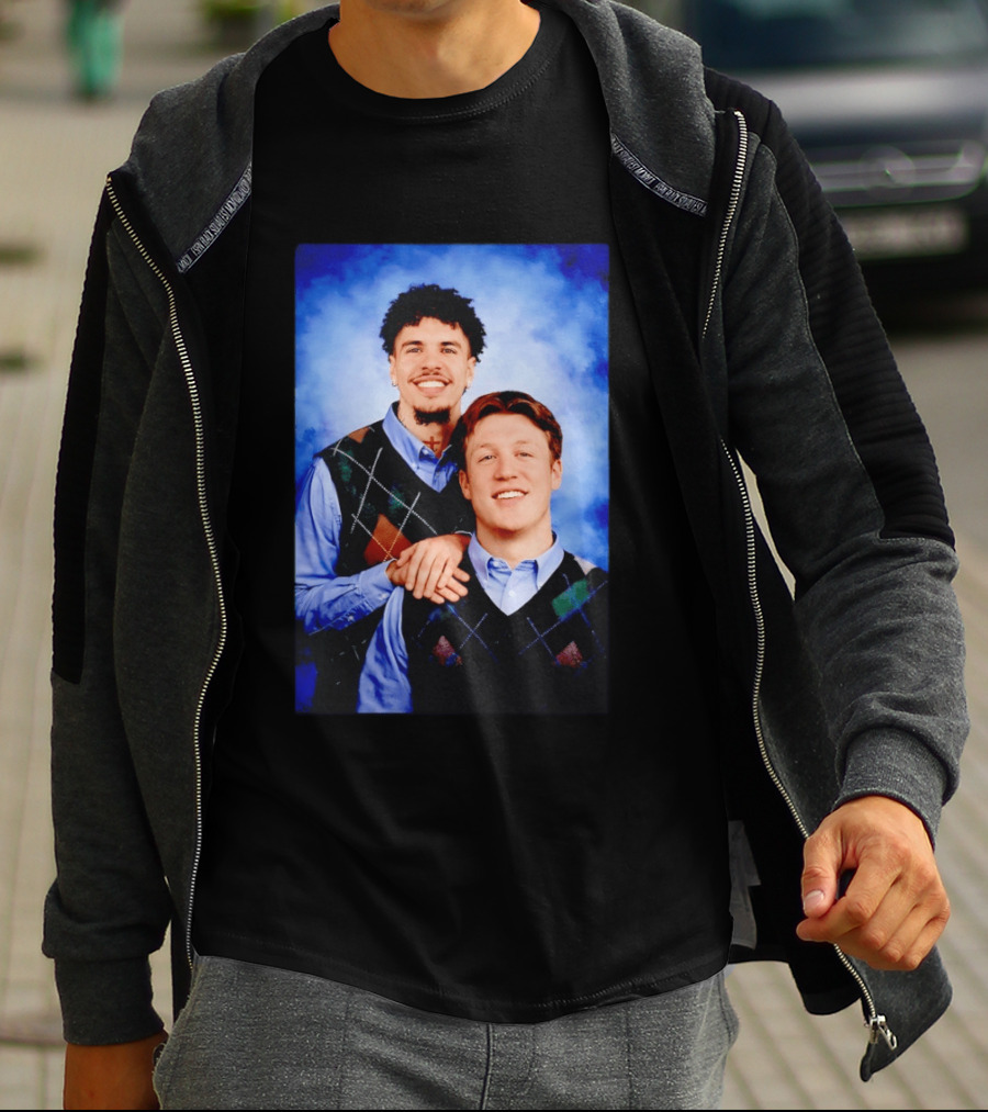 Jared Goff Amon Ra St Brown Step Brothers Detroit Lions T-Shirt