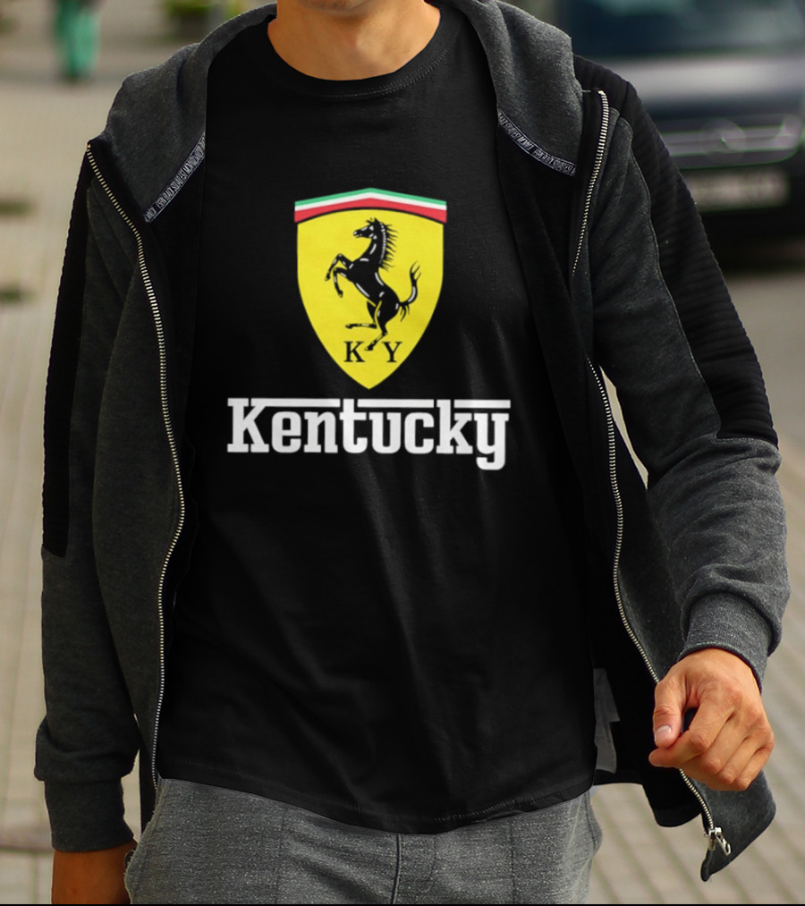 Kentucky Horsepower Ferrari T-Shirt