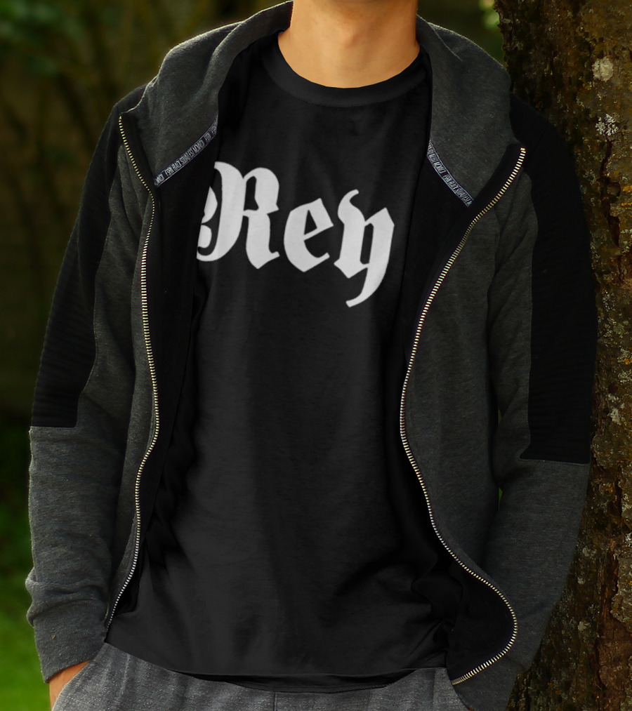 Rey Mysterio Hey Gothic Font T-Shirt