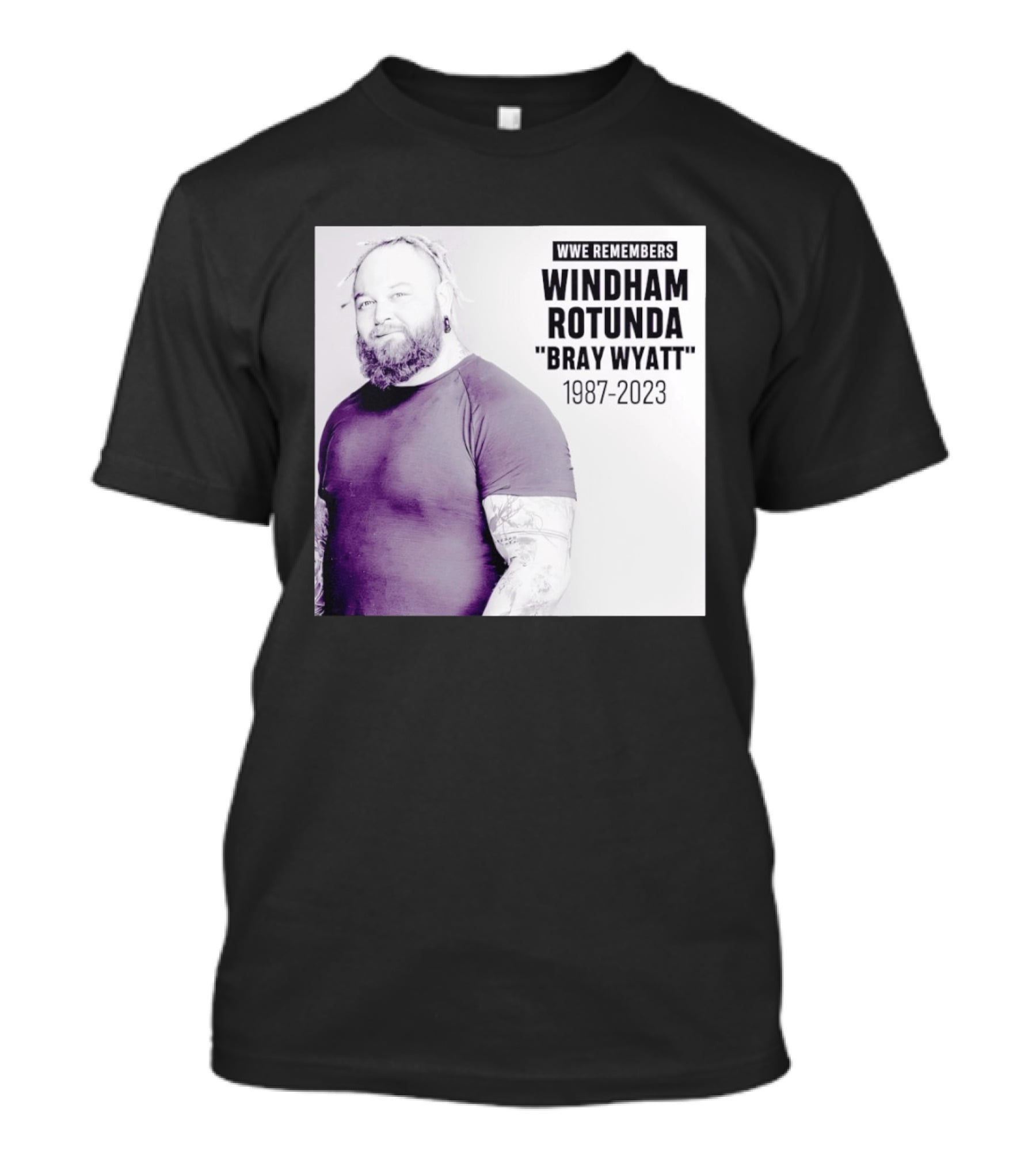 WWE Remembers Windham Rotunda Bray Wyatt 1987 2023 T-Shirt