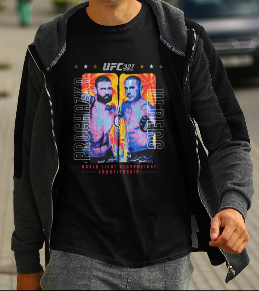 UFC 327 Prochazka Vs Ulberg Heavyweight Championship Showdown 2026 T-Shirt
