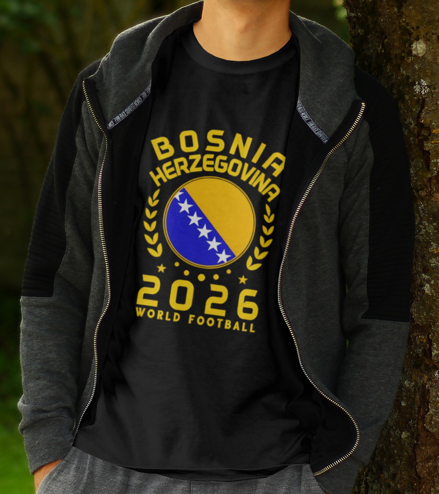 Bosnia Herzegovina World Football 2026 Supporter T-Shirt