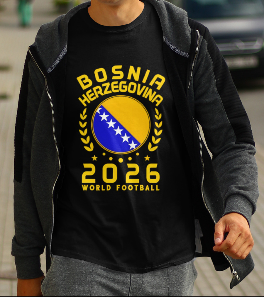 Bosnia Herzegovina World Football 2026 Supporter T-Shirt