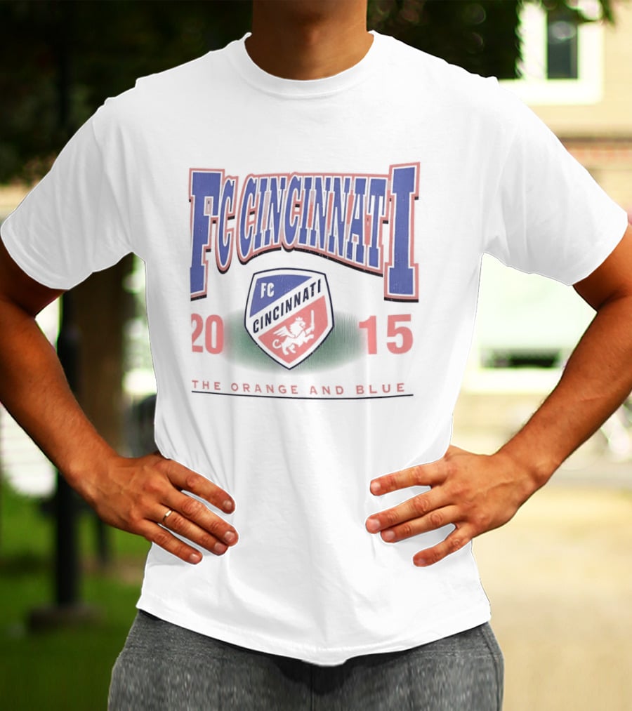 FC Cincinnati 2015 The Orange And Blue T-Shirt