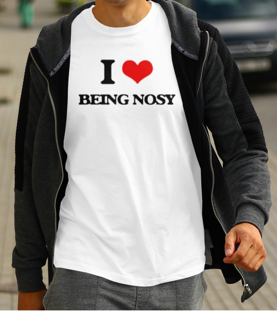 I Heart Being Nosy T-Shirt