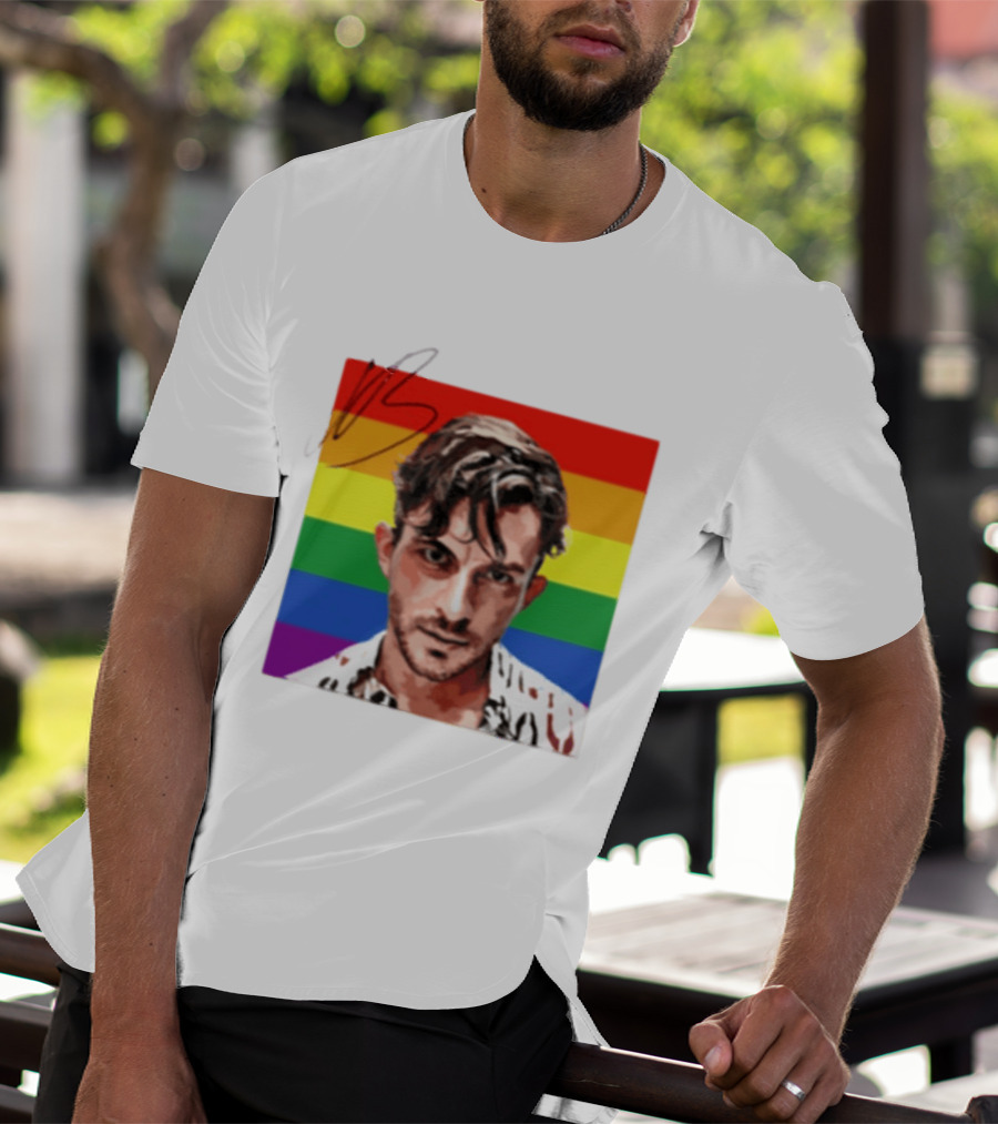 Jonathan Bailey LGBTQ+ Rainbow T-Shirt