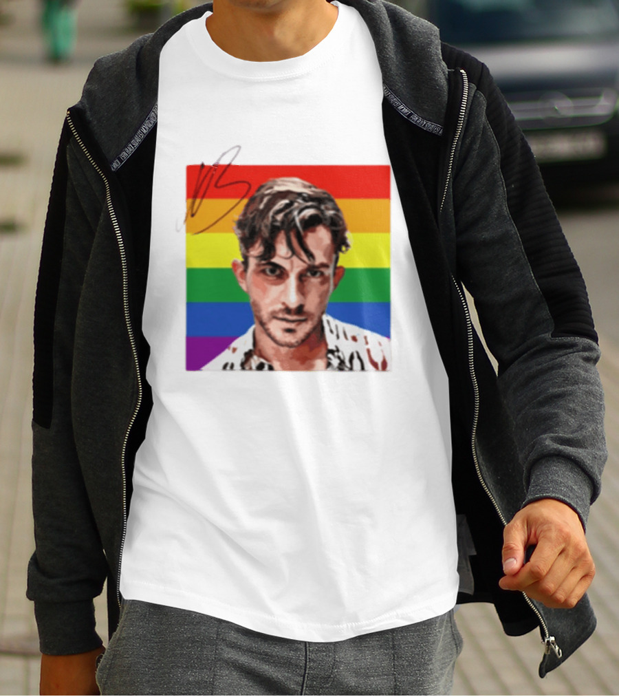 Jonathan Bailey LGBTQ+ Rainbow T-Shirt