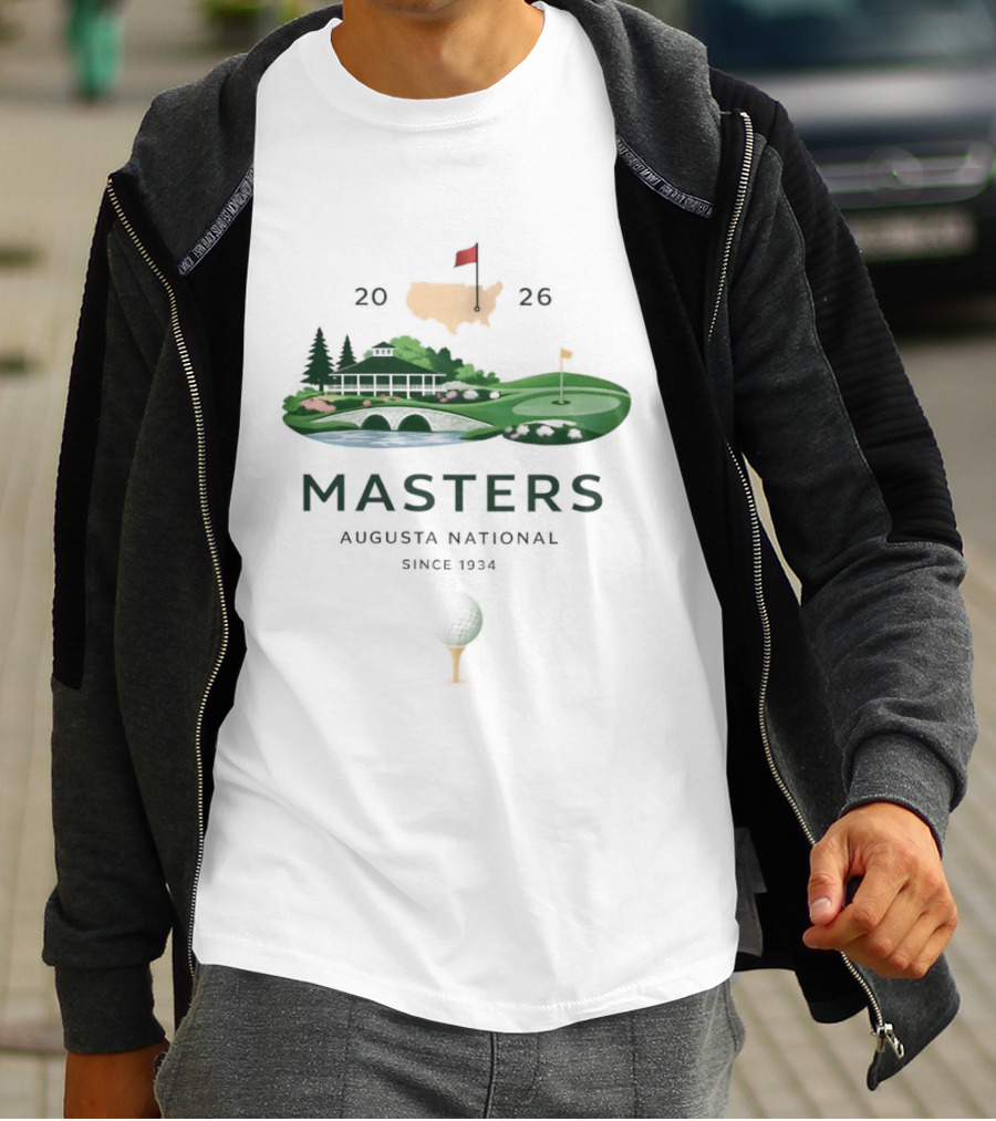 Masters 2026 Augusta National Golf Scenic Souvenir T-Shirt