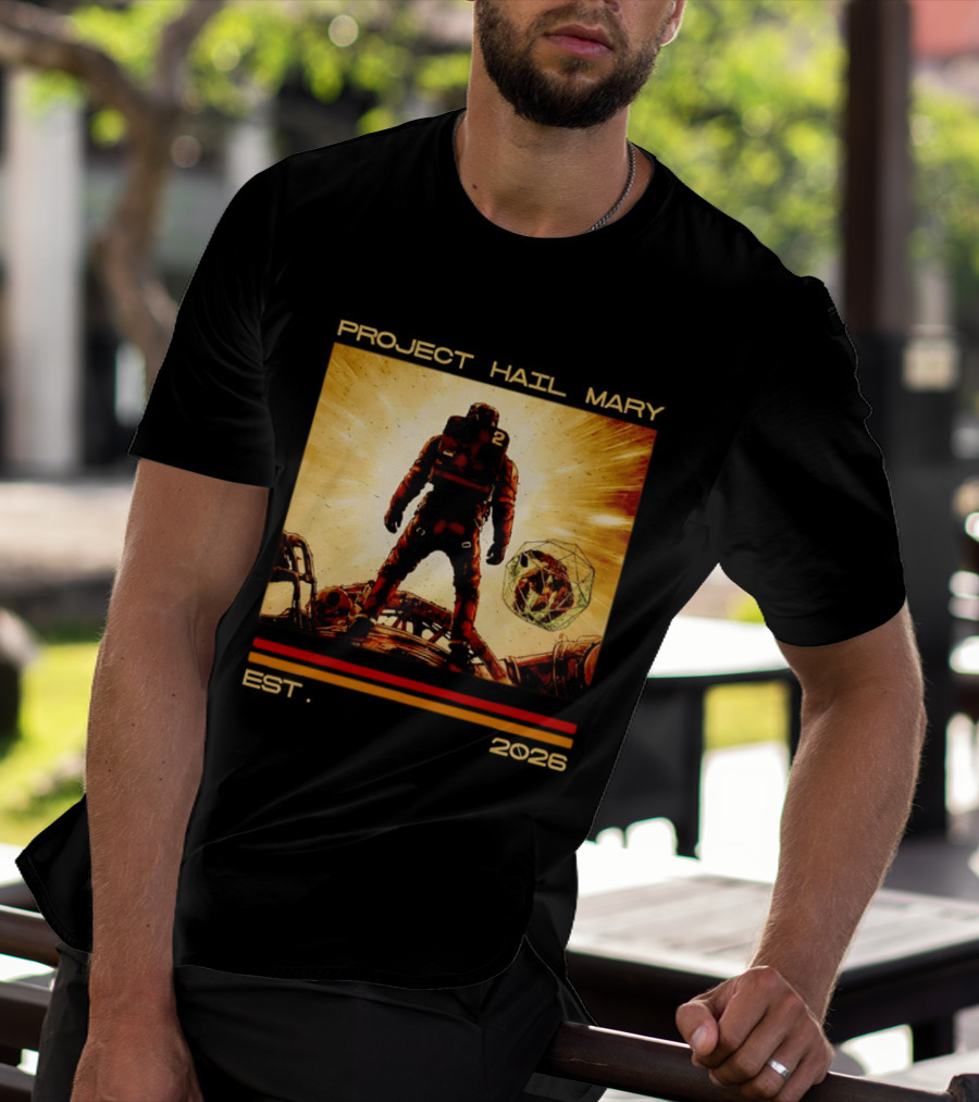 Andy Wei Project Hail Mary 2 Astronaut Est 2026 T-Shirt