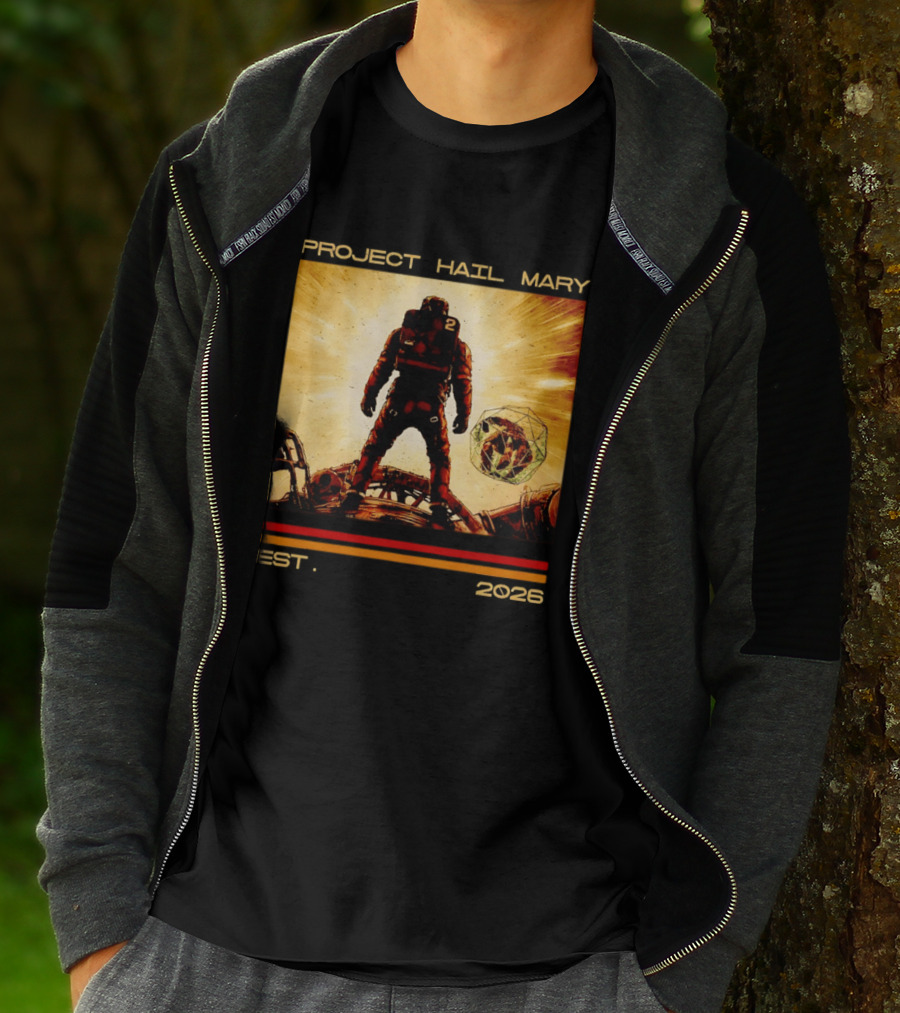 Andy Wei Project Hail Mary 2 Astronaut Est 2026 T-Shirt