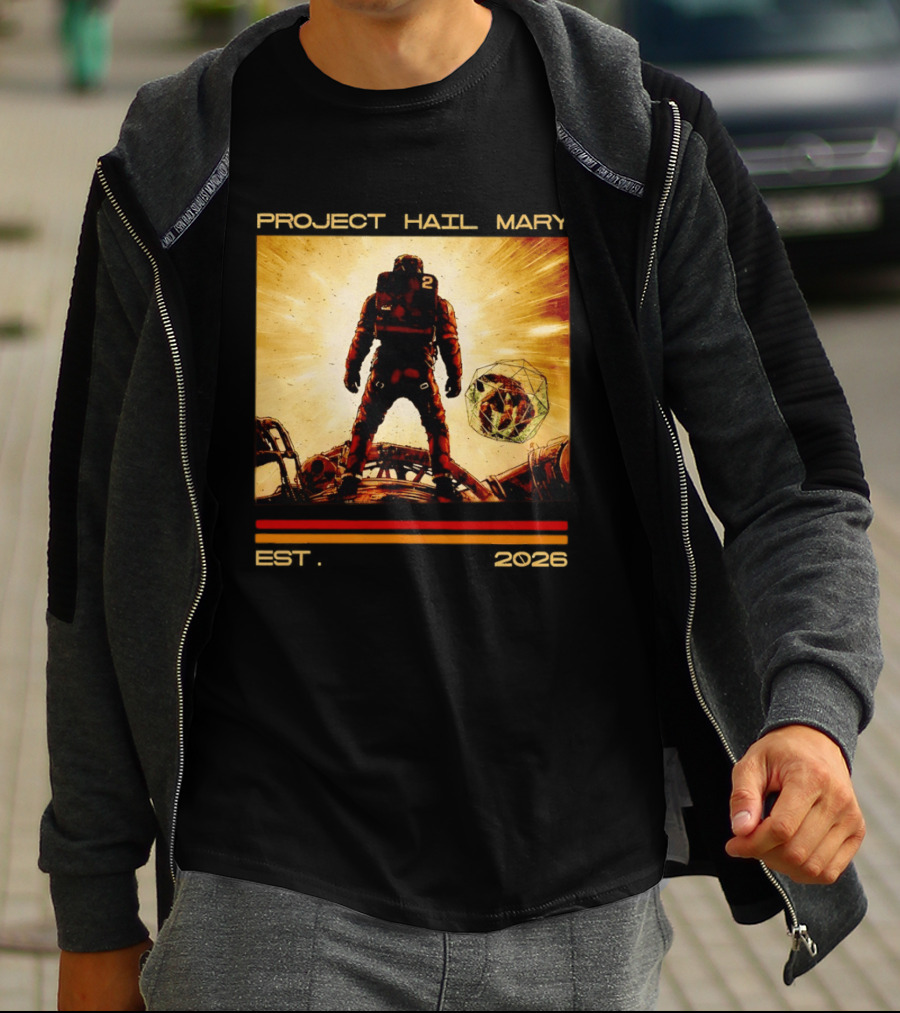 Andy Wei Project Hail Mary 2 Astronaut Est 2026 T-Shirt