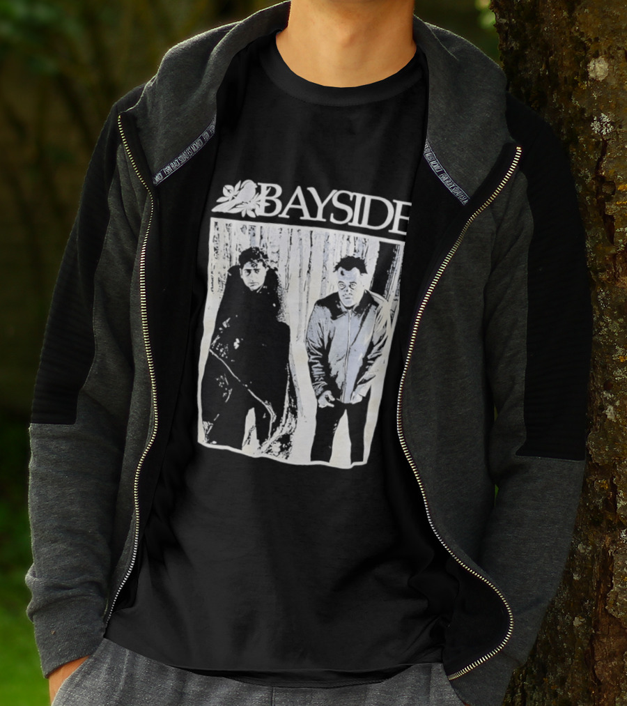 Bayside Band 25th Anniversary Black And White Image T-Shirt